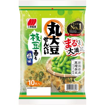 통 대두 센베이 풋콩 향기 소금 맛 10매 산코제과