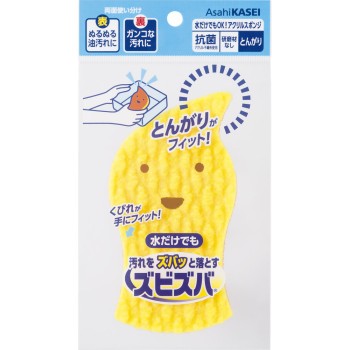 즈비즈바 물만으로 OK! 아크릴 스펀지 뾰족 뾰족 아사히카세이 홈프로덕츠