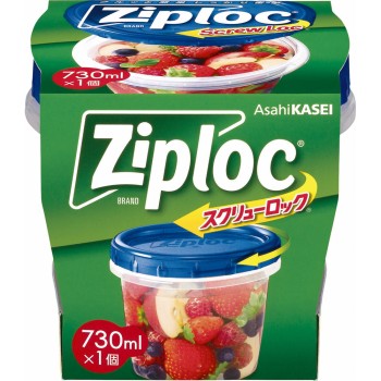 지퍼락 스크루락 730ml 1개 아사히카세이 홈프로덕츠