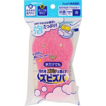 즈비즈바 물만으로도 OK! 아크릴 스펀지 거품 1개입 아사히카세이 홈프로덕츠