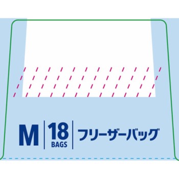 지퍼락 프리저백 M 18매입 아사히카세이 홈프로덕츠
