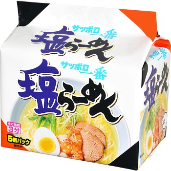삿포로 이치방 소금 라멘 5개 팩 500g