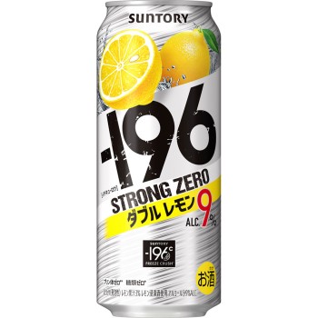 -196도 스트롱 제로 더블 레몬 케이스 500ml×24