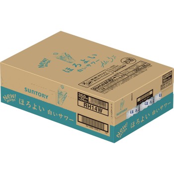 호로요이 화이트 사워 케이스 350ml×24 산토리
