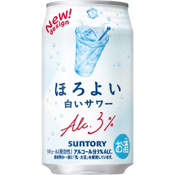 호로요이 화이트 사워 케이스 350ml×24 산토리