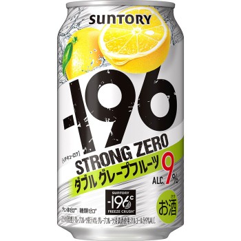-196 스트롱 제로 더블 자몽 캔 350ml×6 산토리