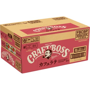 크래프트 보스 라테 케이스 500ml×24
