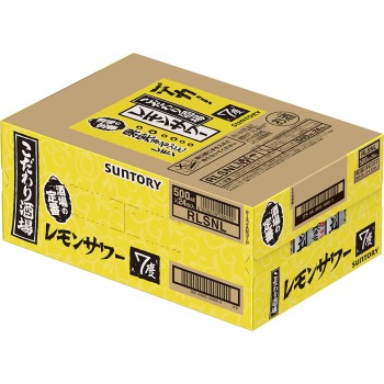 고집스러운 술집의 레몬사워 캔 케이스 500ml×24 산토리