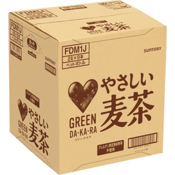 GREEN DA·KA·RA 부드러운 보리차 케이스 2L×9