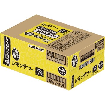 코다와리 사카바 레몬 사워 케이스 500ml×6×4