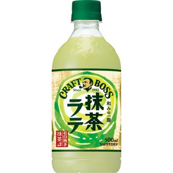 크래프트 보스 말차 라테 케이스 500ml×24