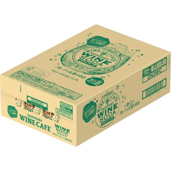 산토리 와인 카페 와인 소다 화이트 케이스 350ml×24