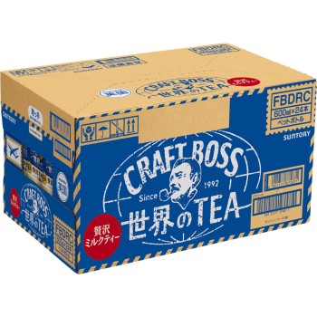크래프트 보스 밀크티 케이스 600ml×24