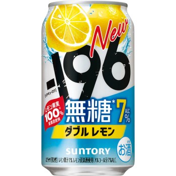 -196 순간냉동 무가당 레몬 캔 케이스 350ml×24 산토리