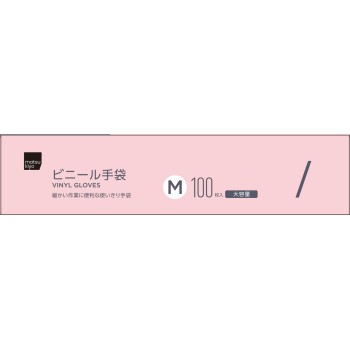 마츠키요 비닐장갑 초박형 M 100매