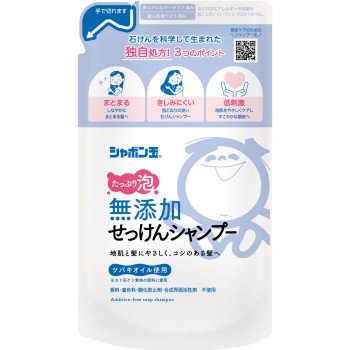 무첨가 비누 샴푸 거품 타입 리필 420ml 샤봉다마 비누