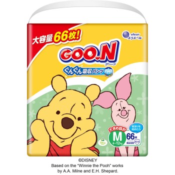 군 쑥쑥 흡수 팬티 M 사이즈 66매 다이오제지
