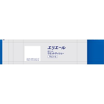 에리에르 포켓 웨트 살균 알코올 타입 7매×6P 다이오제지