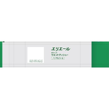 엘리에르 포켓 웨트 제균 논알코올 타입 7매×6P 다이오제지