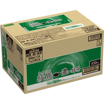 아야타카 진한 녹차 케이스 650ml 케이스