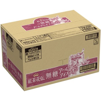 홍차화전 무당 얼그레이 아이스티 박스 650ml×24 일본 코카콜라