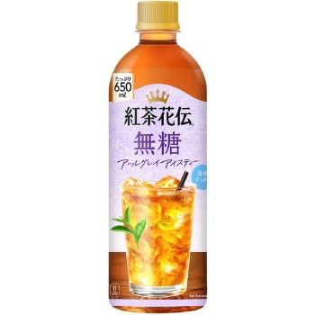 홍차화전 무당 얼그레이 아이스티 박스 650ml×24 일본 코카콜라