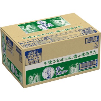 아야타카 카페 진한 말차 라떼 박스 440ml×24 일본 코카콜라