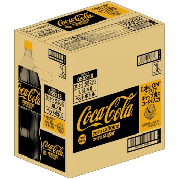 코카콜라 제로 카페인 1.5L×6 일본 코카콜라