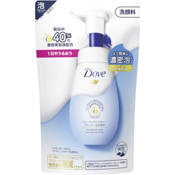 도브 뷰티 모이스처 거품 세안료 리필 125ml 유니레버 재팬