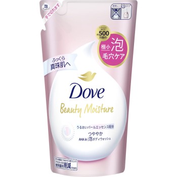 도브 뷰티 모이스처 거품 바디워시 윤기 리필용 430g 유니레버 재팬