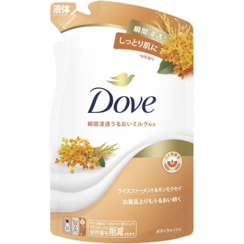 도브 바디 워시 쌀 발효&금목서 리필용 330g 유니레버 재팬