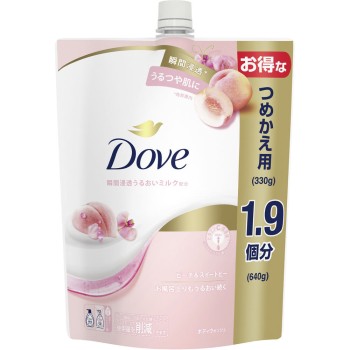 도브 바디워시 피치&스위트피 리필 640g 유니레버재팬