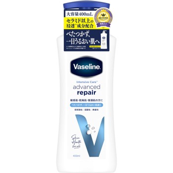 바세린 인텐시브 케어 어드밴스드 리페어 바디로션 무향료 400ml 유니레버 재팬