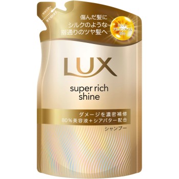 럭스 슈퍼 리치 샤인 대미지 리페어 보수 샴푸 리필용 280g 유니레버 재팬