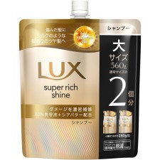 럭스 슈퍼 리치 샤인 데미지 리페어 보수 샴푸 리필 560g 유니레버 재팬
