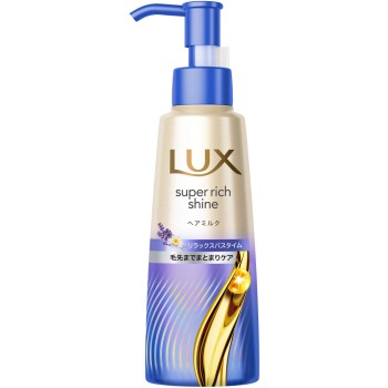 럭스 슈퍼 리치 샤인 릴렉스 나이트 케어 정돈 헤어밀크 100ml 유니레버 재팬