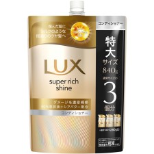 럭스 슈퍼 리치 샤인 데미지 리페어 보수 컨디셔너 리필용 840g 유니레버재팬