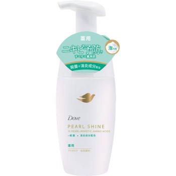 도브 펄샤인 약용 아크네 케어 거품 세안료 펌프 170ml 유니레버 재팬 (의약외품)