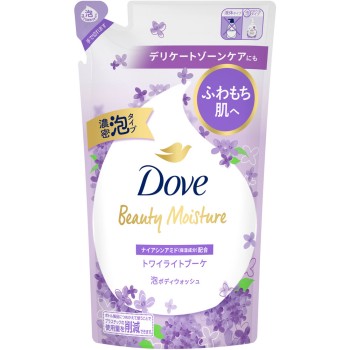 도브 뷰티 모이스처 거품 바디워시 트와일라잇 부케 리필용 430g 유니레버 재팬