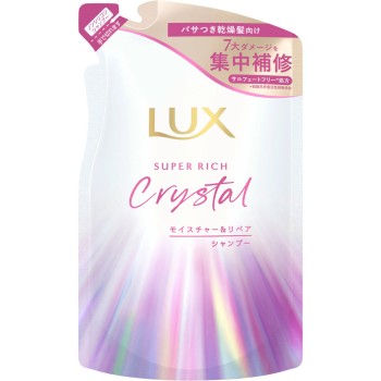 럭스 슈퍼리치 크리스탈 모이스처 & 리페어 샴푸 리필용 300g 유니레버 재팬