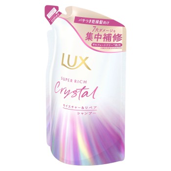 럭스 슈퍼리치 크리스탈 모이스처 & 리페어 샴푸 리필용 300g 유니레버 재팬