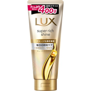 럭스 슈퍼리치 샤인 데미지 리페어 보수 튜브 트리트먼트 400g 유니레버 재팬