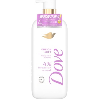 도브 뷰티 세럼 바디워시 엔리치 소프트 펌프 500g 유니레버 재팬