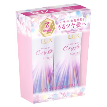 럭스 슈퍼리치 크리스탈 모이스처 & 리페어 펌프 페어 450g+450g 유니레버 재팬