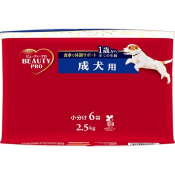 뷰티 프로 도그 성견용 1세부터 2.5kg 일본 펫 푸드