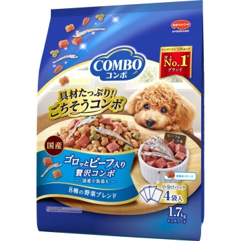 콤보 독 듬직한 비프 입 1.7kg 니혼 펫푸드