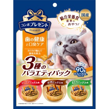 콤보 프리젠트 캣 치아 건강 버라이어티 90g