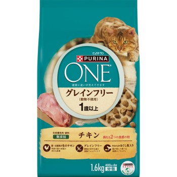 퓨리나원 캣 그레인프리(곡물 미사용) 1살부터 전연령 1.6kg 네슬레재팬