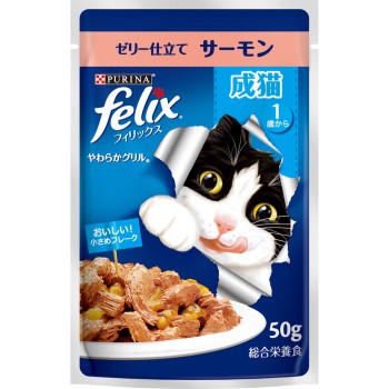 펠릭스 파우치 부드러운 그릴 성묘 연어 50g 네슬레 재팬