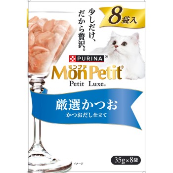 몽프티 프티 뤽스 파우치 엄선 가다랑어 35g×8P 네슬레 재팬